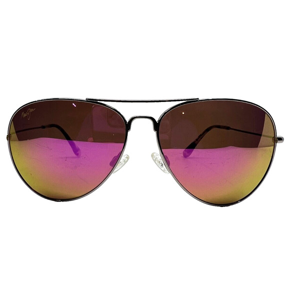 Maui Jim Other - Maui Jim Mavericks Sunglasses MJ264-16R Silver Aviator pink 61-14-137 H9171